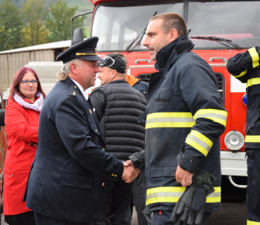 Předání vozidla TATRA CAS 32/8200/0800-S3R místní JPO