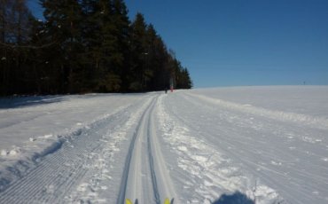 Lyžařské tratě - zima 2012 Horka u Staré Paky
